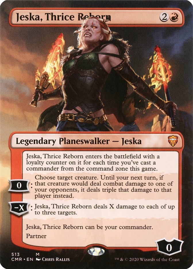 Magic | Jeska, Thrice Reborn (Borderless) [Commander Legends] | The Nerd Merchant