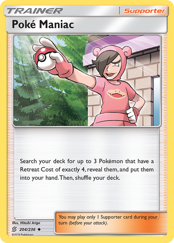 Pokemon | Poke Maniac (204/236) [Sun & Moon: Unified Minds] | The Nerd Merchant