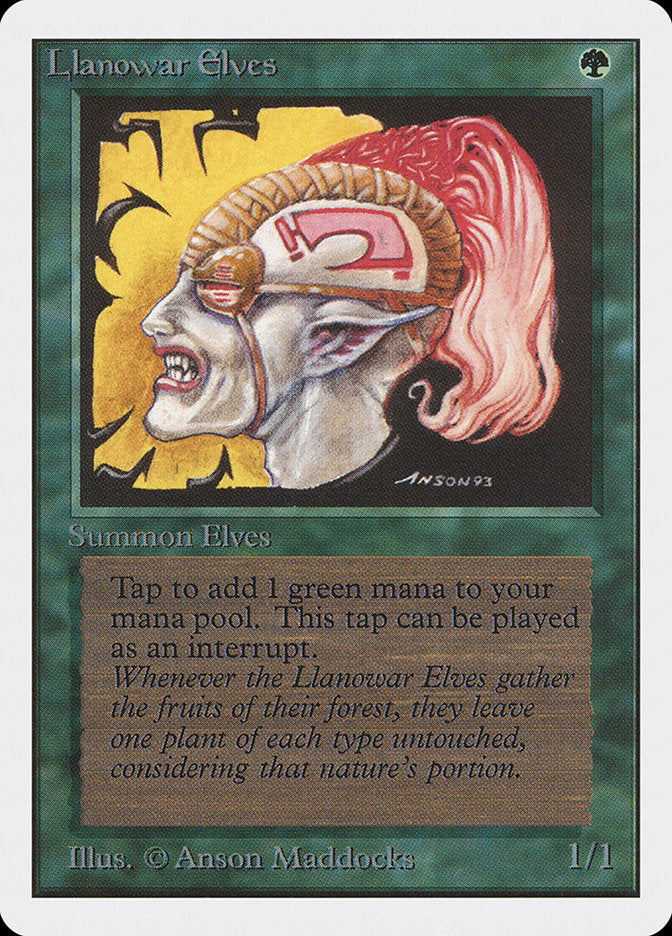 Magic | Llanowar Elves [Unlimited Edition] | The Nerd Merchant