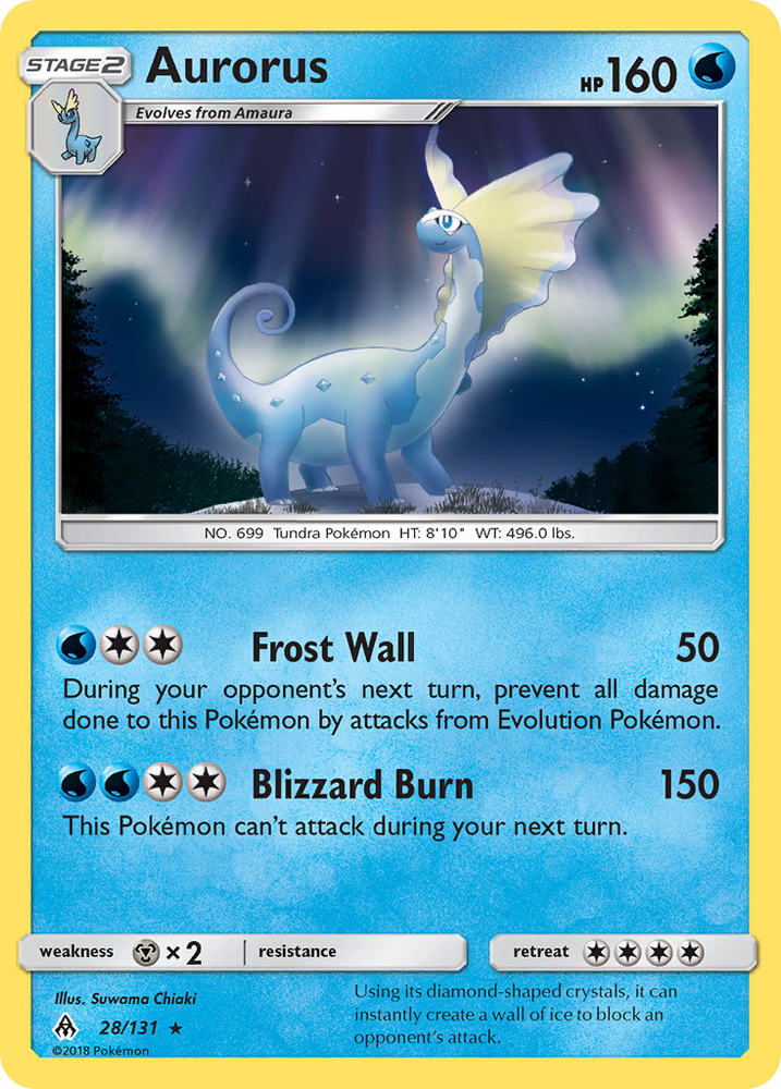 Pokemon | Aurorus (28/131) [Sun & Moon: Forbidden Light] | The Nerd Merchant
