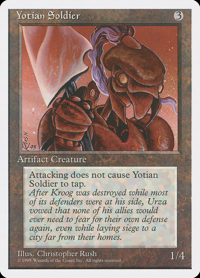 Magic | Yotian Soldier [Fourth Edition] | The Nerd Merchant