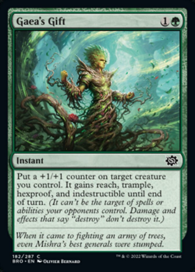 Magic | Gaea's Gift [The Brothers' War] | The Nerd Merchant