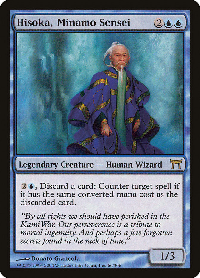 Magic | Hisoka, Minamo Sensei [Champions of Kamigawa] | The Nerd Merchant