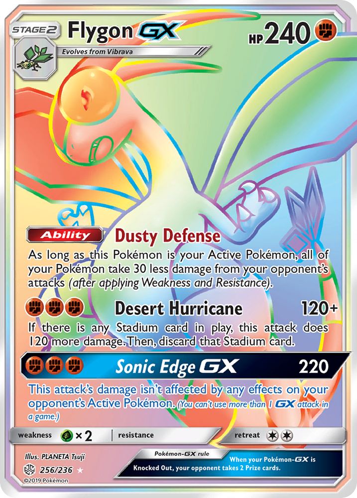 Pokemon| Flygon GX (256/236) [Sun & Moon: Cosmic Eclipse] | The Nerd Merchant