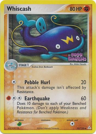 Pokemon | Whiscash (55/110) (Stamped) [EX: Holon Phantoms] | The Nerd Merchant