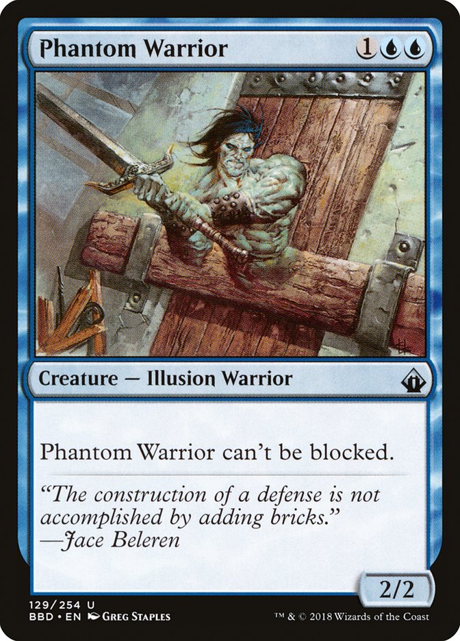 Magic | Phantom Warrior [Battlebond] | The Nerd Merchant