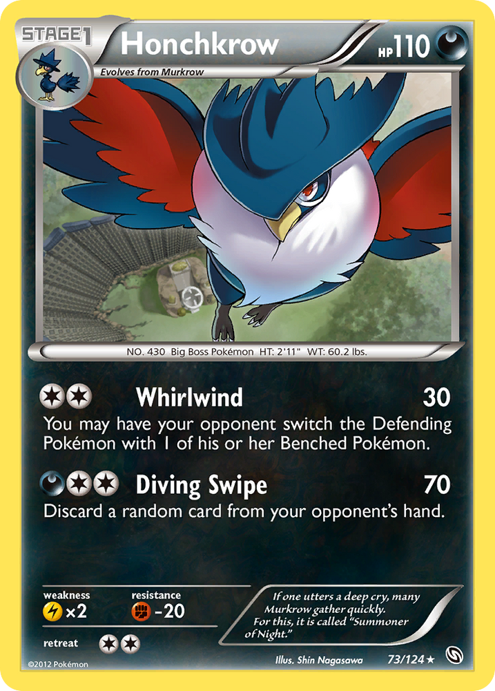 Pokemon | Honchkrow (73/124) [Black & White: Dragons Exalted] | The Nerd Merchant