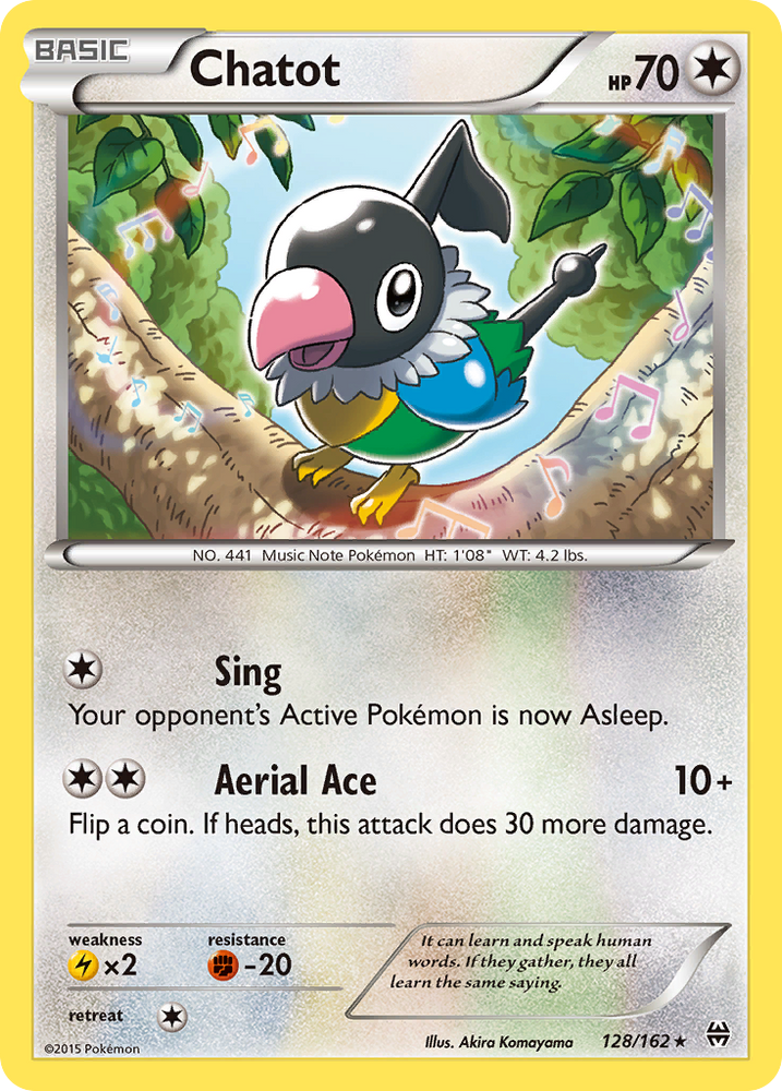 Pokemon | Chatot (128/162) [XY: BREAKthrough] | The Nerd Merchant