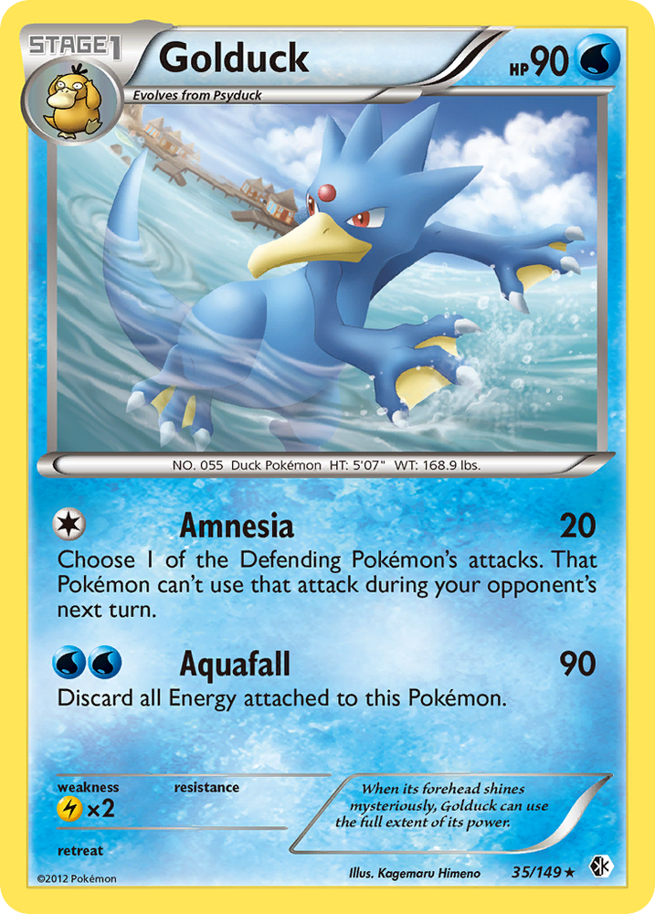 Pokemon | Golduck (35/149) [Black & White: Boundaries Crossed] | The Nerd Merchant