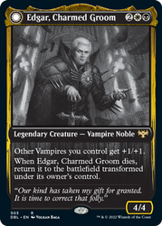 Magic | Edgar, Charmed Groom // Edgar Markov's Coffin [Innistrad: Double Feature] | The Nerd Merchant