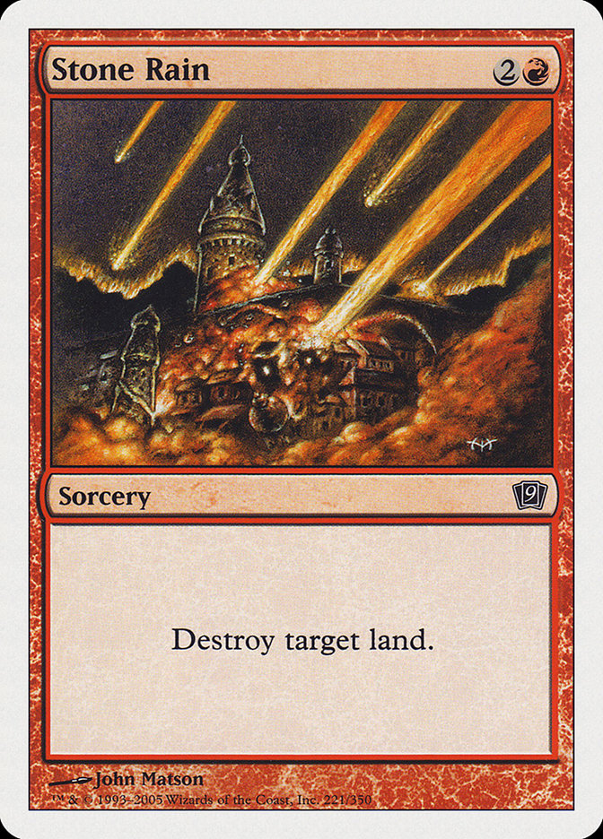 Magic | Stone Rain [Ninth Edition] | The Nerd Merchant
