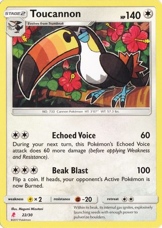 Pokemon | Toucannon (22/30) [Sun & Moon: Trainer Kit - Lycanroc] | The Nerd Merchant