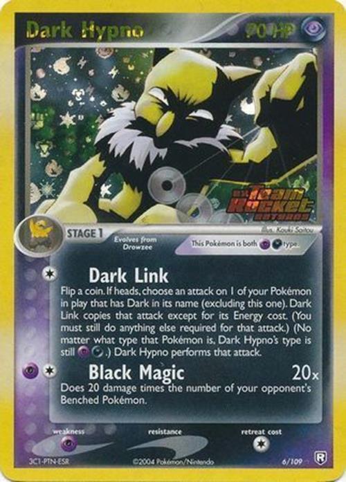 Pokemon | Dark Hypno (6/109) (Stamped) [EX: Team Rocket Returns] | The Nerd Merchant