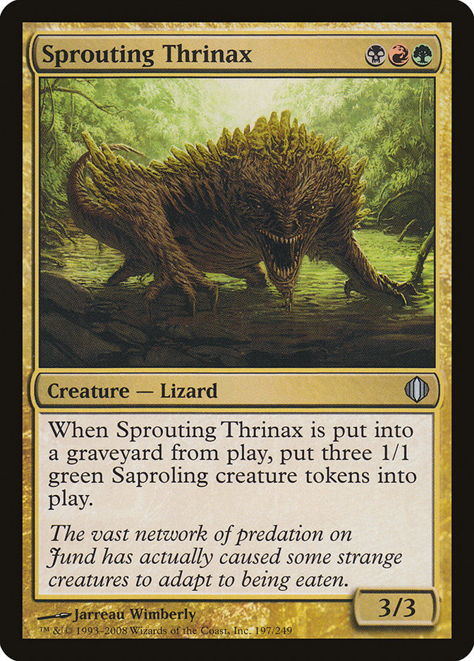 Magic | Sprouting Thrinax [Shards of Alara] | The Nerd Merchant