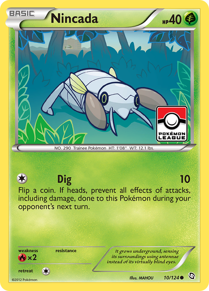 Pokemon | Nincada (10/124) [Black & White: Dragons Exalted] | The Nerd Merchant