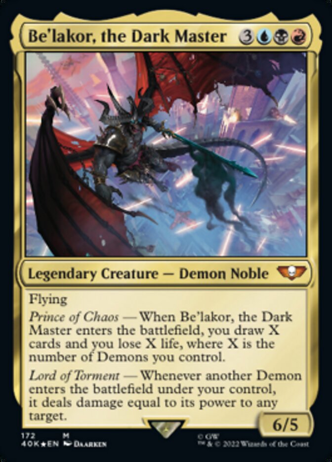 Magic | Be'lakor, the Dark Master [Warhammer 40,000] | The Nerd Merchant