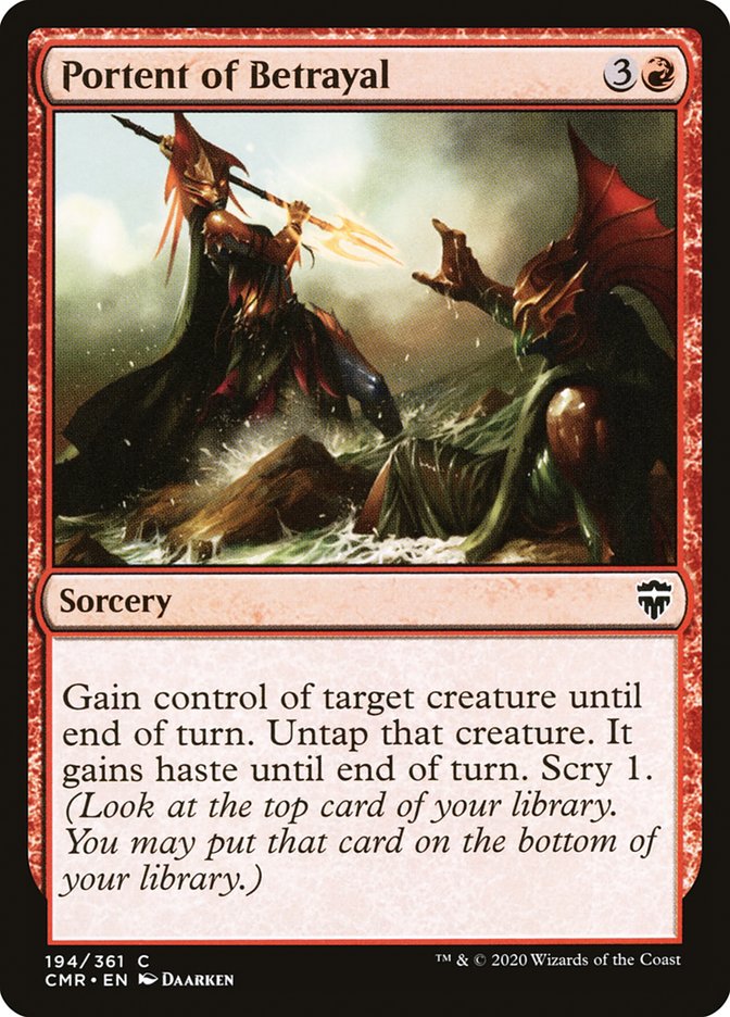 Magic | Portent of Betrayal [Commander Legends] | The Nerd Merchant