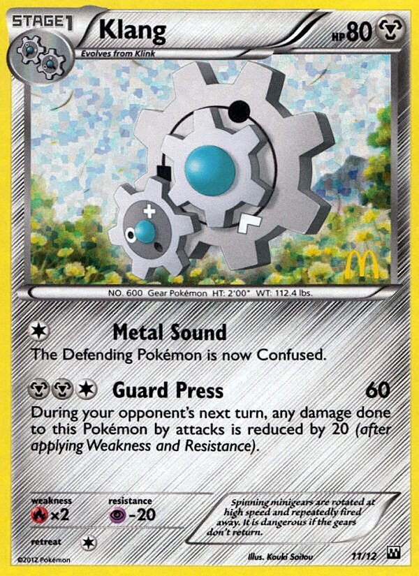 Pokemon | Klang (11/12) [McDonald's Promos: 2012 Collection] | The Nerd Merchant