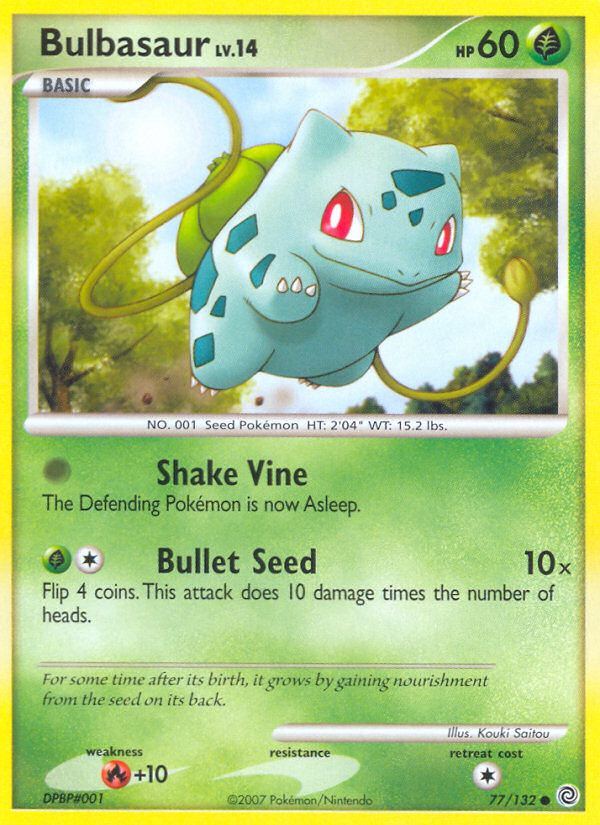 Pokemon | Bulbasaur (77/132) [Diamond & Pearl: Secret Wonders] | The Nerd Merchant