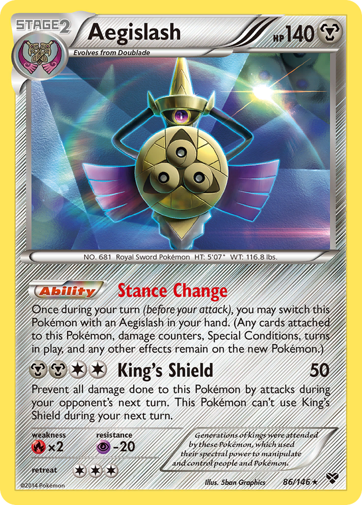 Pokemon | Aegislash (86/146) [XY: Base Set] | The Nerd Merchant