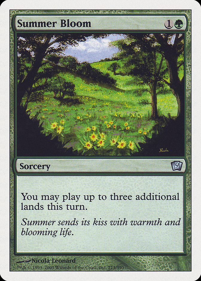 Magic | Summer Bloom [Ninth Edition] | The Nerd Merchant