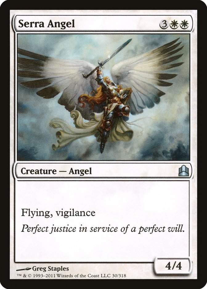 Magic | Serra Angel [Commander 2011] | The Nerd Merchant