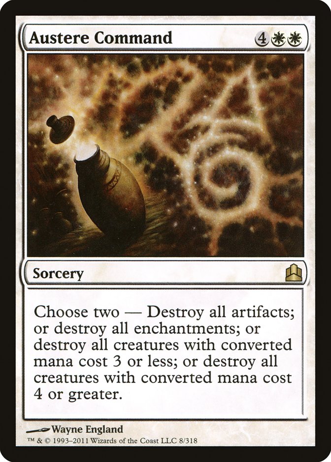 Magic | Austere Command [Commander 2011] | The Nerd Merchant