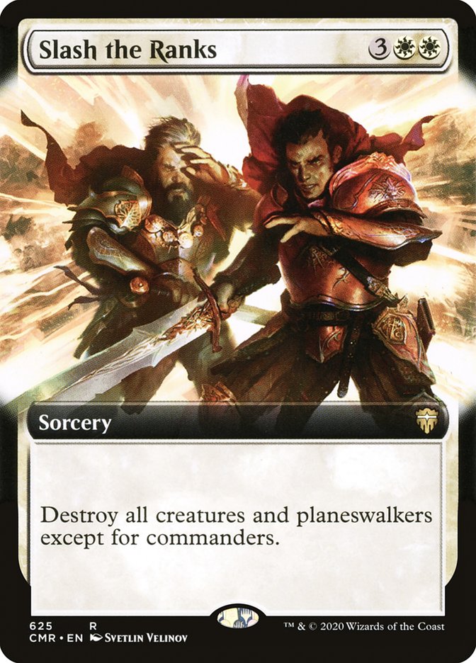 Magic | Slash the Ranks (Extended Art) [Commander Legends] | The Nerd Merchant