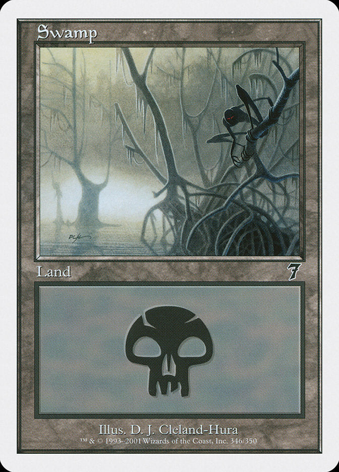 Magic | Swamp (346) [Seventh Edition] | The Nerd Merchant