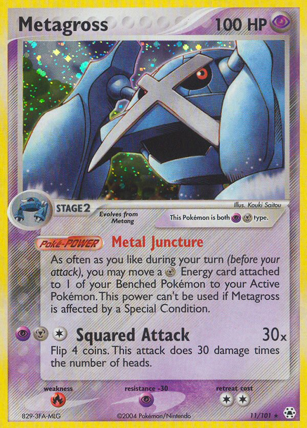 Pokemon | Metagross (11/101) [EX: Hidden Legends] | The Nerd Merchant