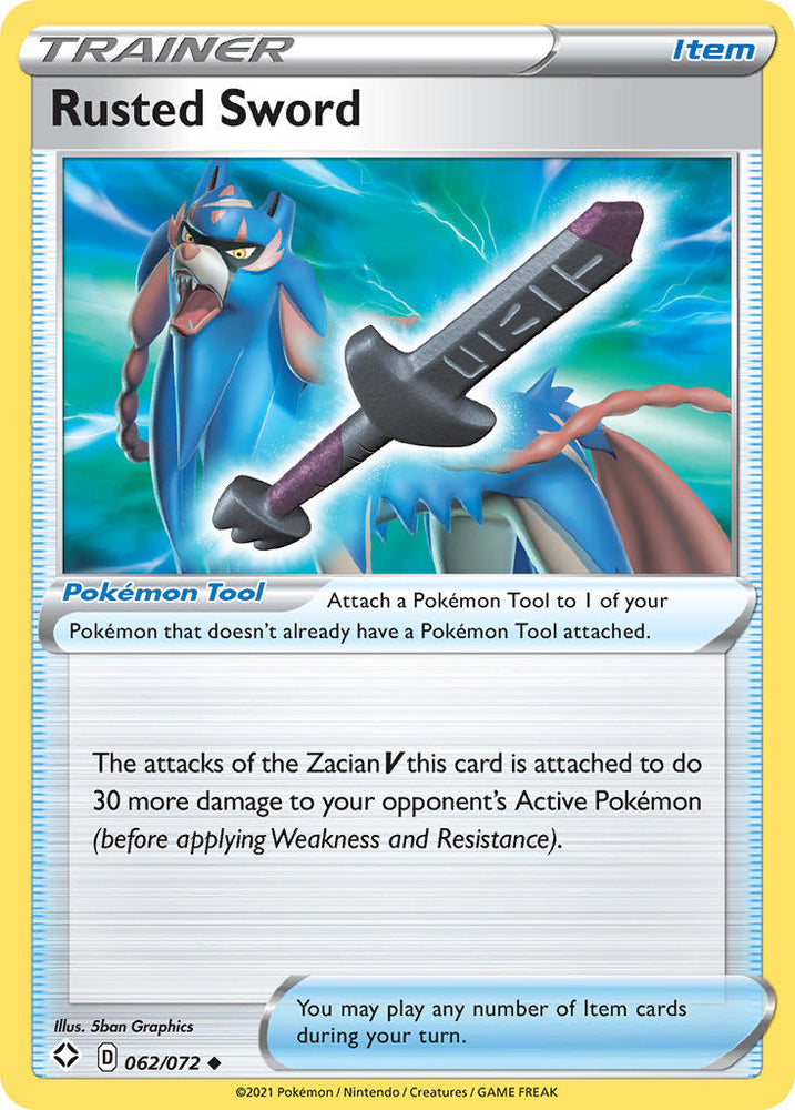 Pokemon | Rusted Sword (062/072) [Sword & Shield: Shining Fates] | The Nerd Merchant