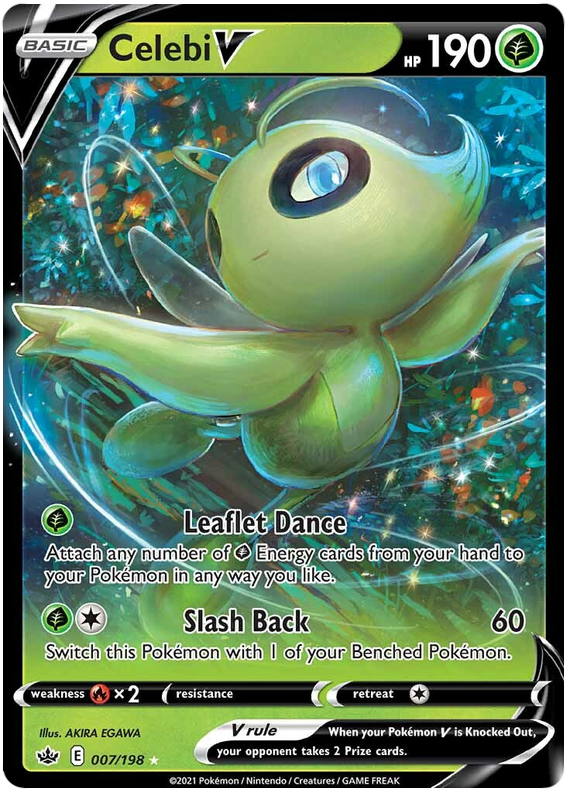 Pokemon | Celebi V (007/198) [Sword & Shield: Chilling Reign] | The Nerd Merchant
