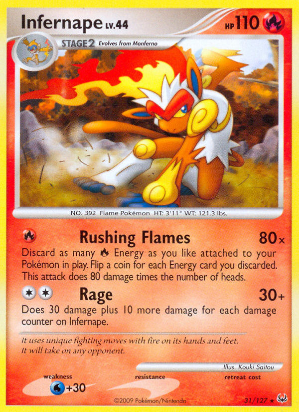 Pokemon | Infernape (31/127) [Platinum: Base Set] | The Nerd Merchant