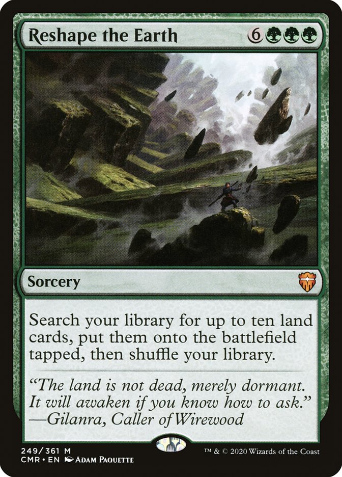 Magic | Reshape the Earth [Commander Legends] | The Nerd Merchant