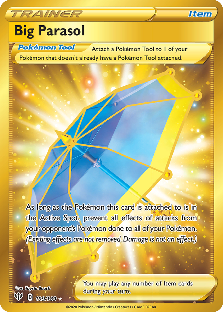 Pokemon | Big Parasol (199/189) [Sword & Shield: Darkness Ablaze] | The Nerd Merchant