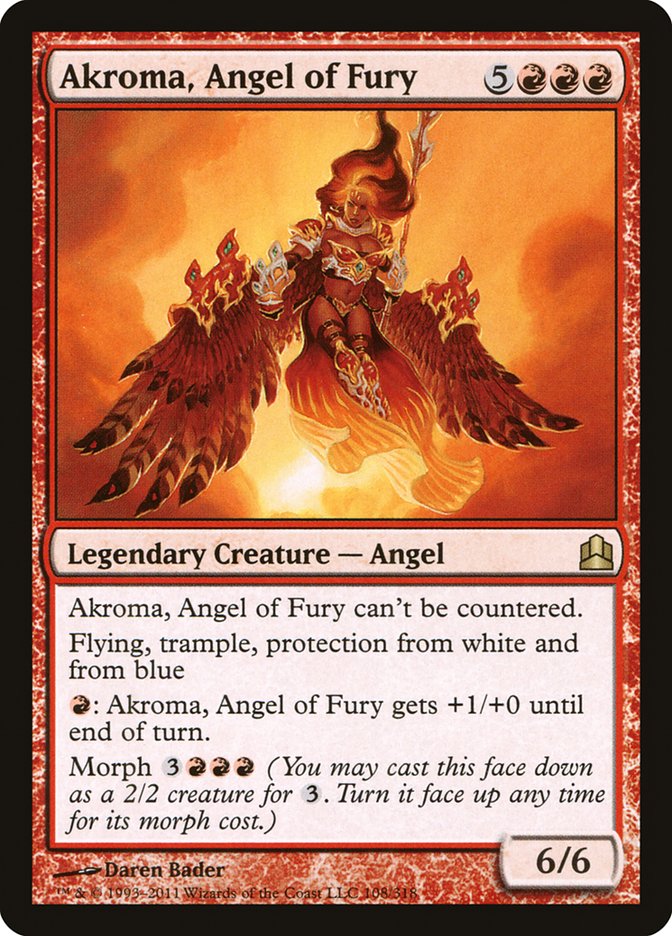 Magic | Akroma, Angel of Fury [Commander 2011] | The Nerd Merchant