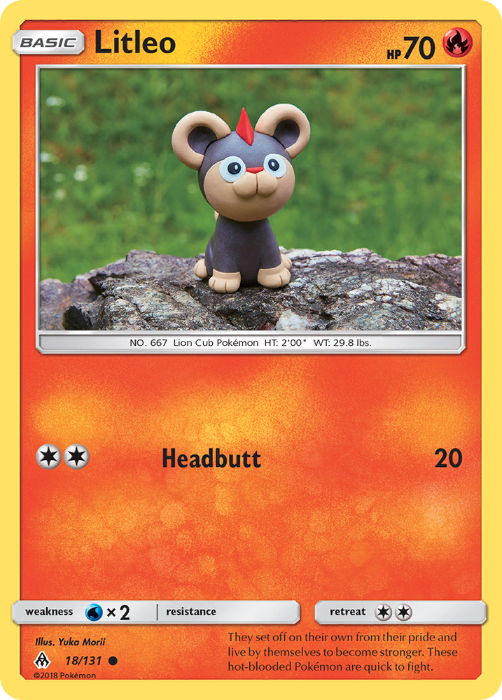 Pokemon | Litleo (18/131) [Sun & Moon: Forbidden Light] | The Nerd Merchant