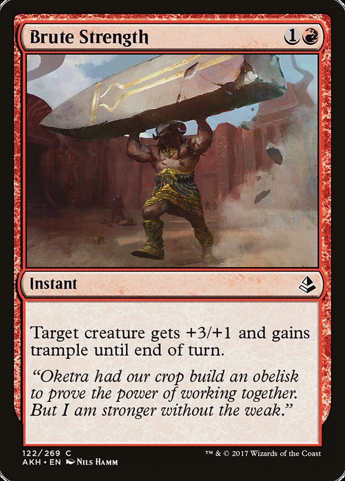 Magic | Brute Strength [Amonkhet] | The Nerd Merchant