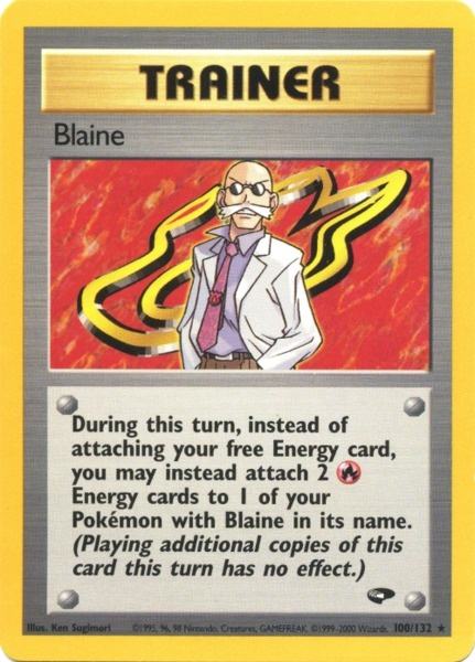 Pokemon | Blaine (100/132) [Gym Challenge Unlimited] | The Nerd Merchant
