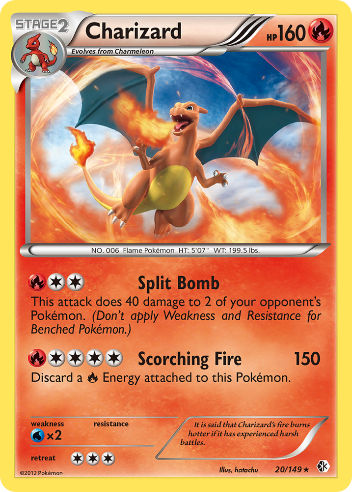 Pokemon | Charizard (20/149) [Black & White: Boundaries Crossed] | The Nerd Merchant