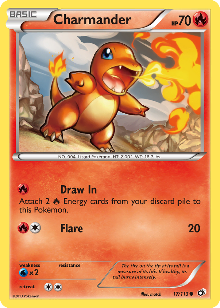 Pokemon | Charmander (17/113) [Black & White: Legendary Treasures] | The Nerd Merchant