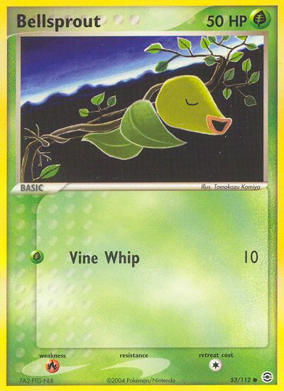 Pokemon | Bellsprout (53/112) [EX: FireRed & LeafGreen] | The Nerd Merchant