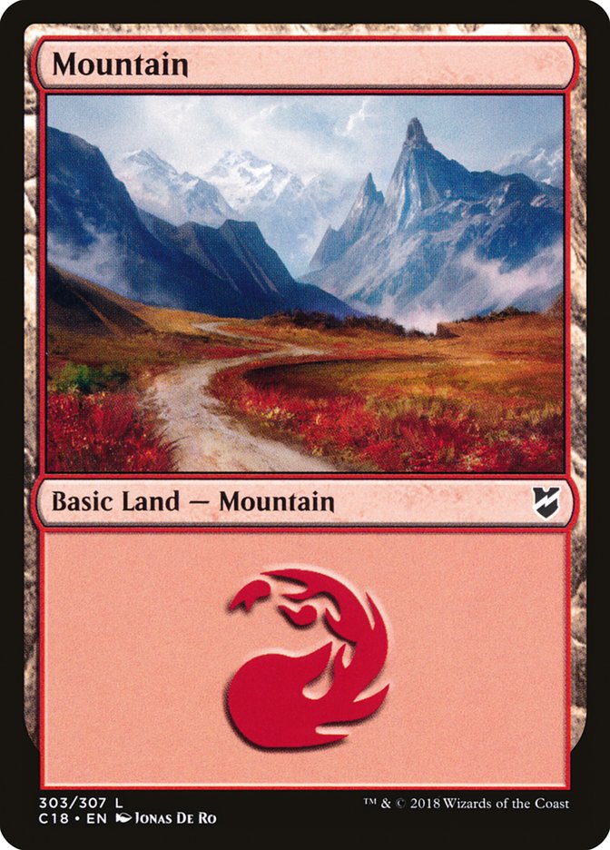 Magic | Mountain (303) [Commander 2018] | The Nerd Merchant