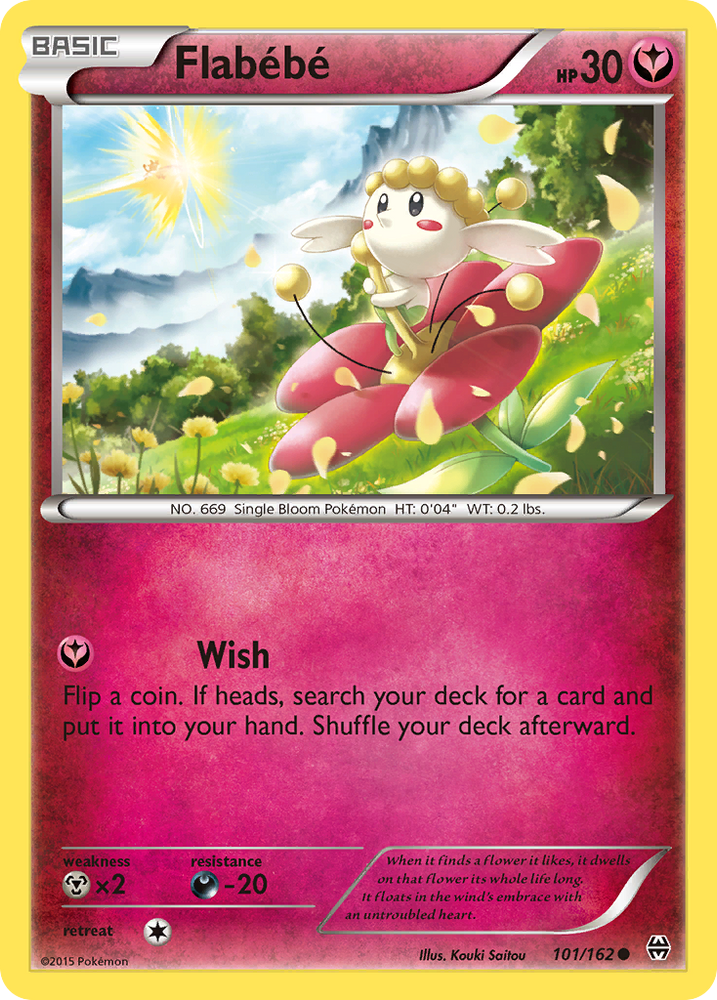Pokemon | Flabebe (101/162) [XY: BREAKthrough] | The Nerd Merchant