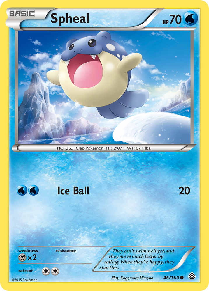 Pokemon | Spheal (46/160) [XY: Primal Clash] | The Nerd Merchant