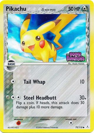 Pokemon | Pikachu (79/110) (Delta Species) (Stamped) [EX: Holon Phantoms] | The Nerd Merchant
