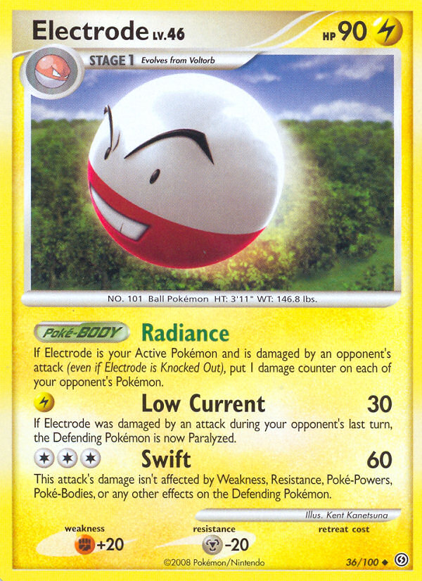 Pokemon | Electrode (36/100) [Diamond & Pearl: Stormfront] | The Nerd Merchant