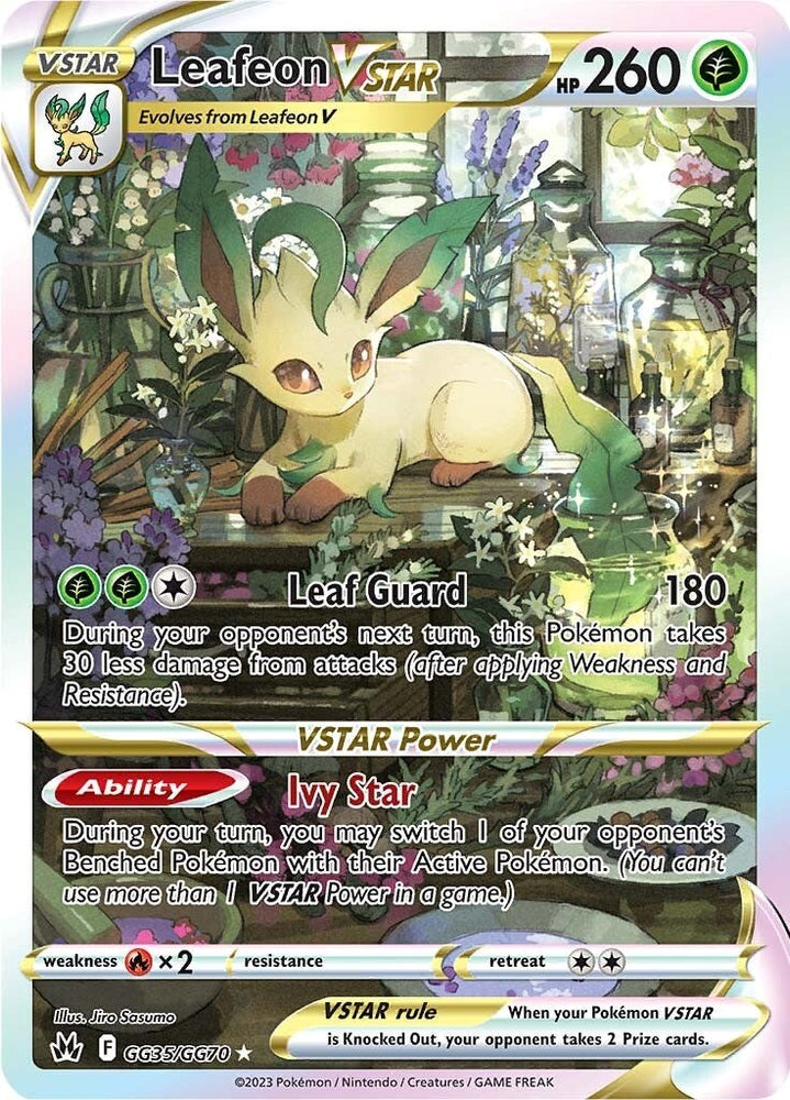 Pokemon | Leafeon VSTAR (GG35/GG70) [Sword & Shield: Crown Zenith] | The Nerd Merchant