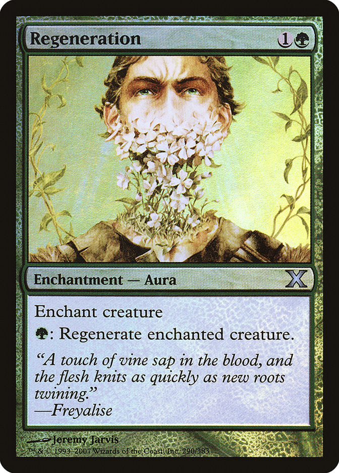 Magic | Regeneration (Premium Foil) [Tenth Edition] | The Nerd Merchant