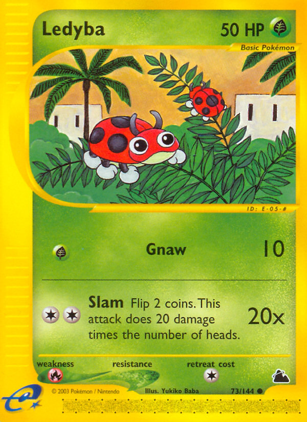 Pokemon | Ledyba (73/144) [Skyridge] | The Nerd Merchant